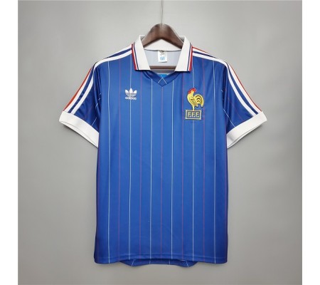 France 1982 World Cup Home Blue Soccer Jersey